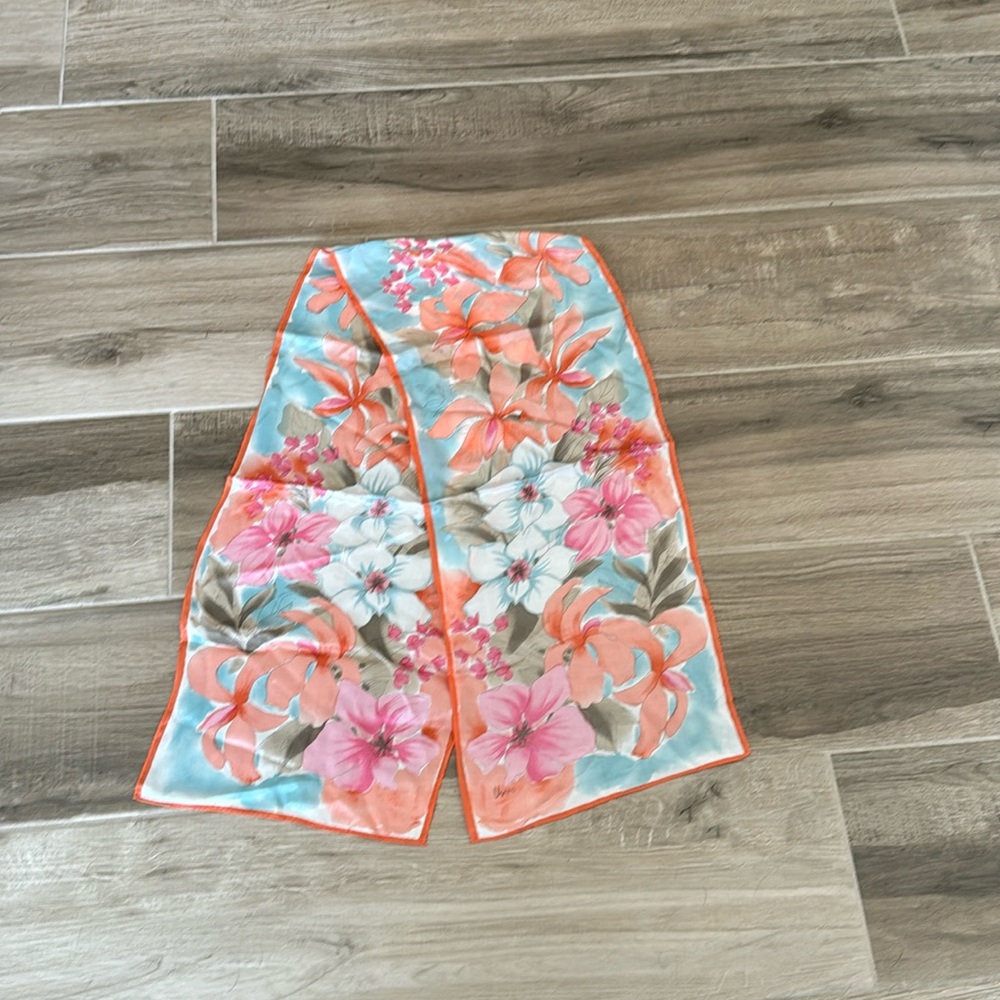 Vintage Vera Neumann floral scarf